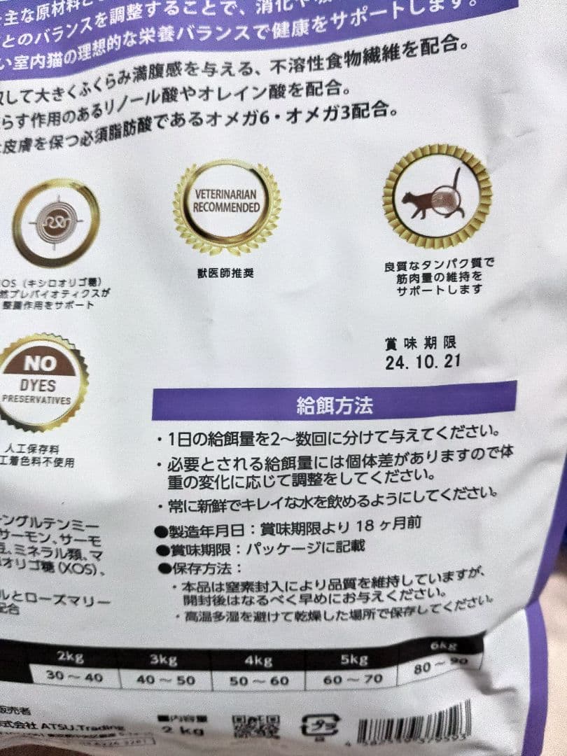 ELMO キャットフード　2Kg×2