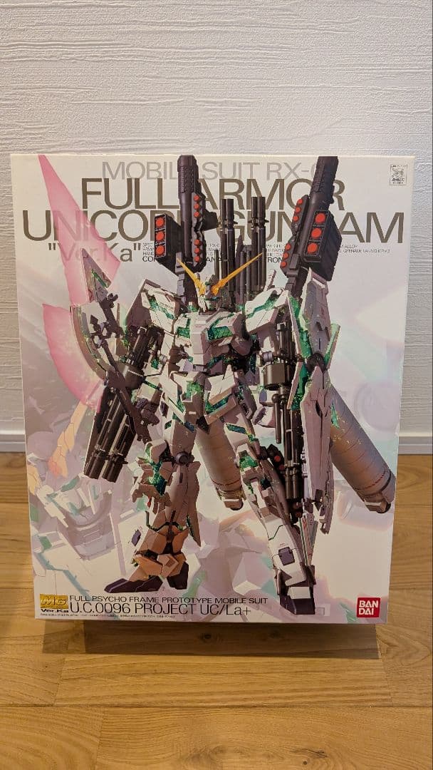 MG νガンダム　フルアーマーユニコーンガンダム　シナンジュ Ver.Ka