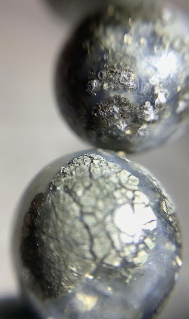 ⭐️激レア⭐️パイライト共生クォーツ　ブレスレット　パワーストーン　ペルー産