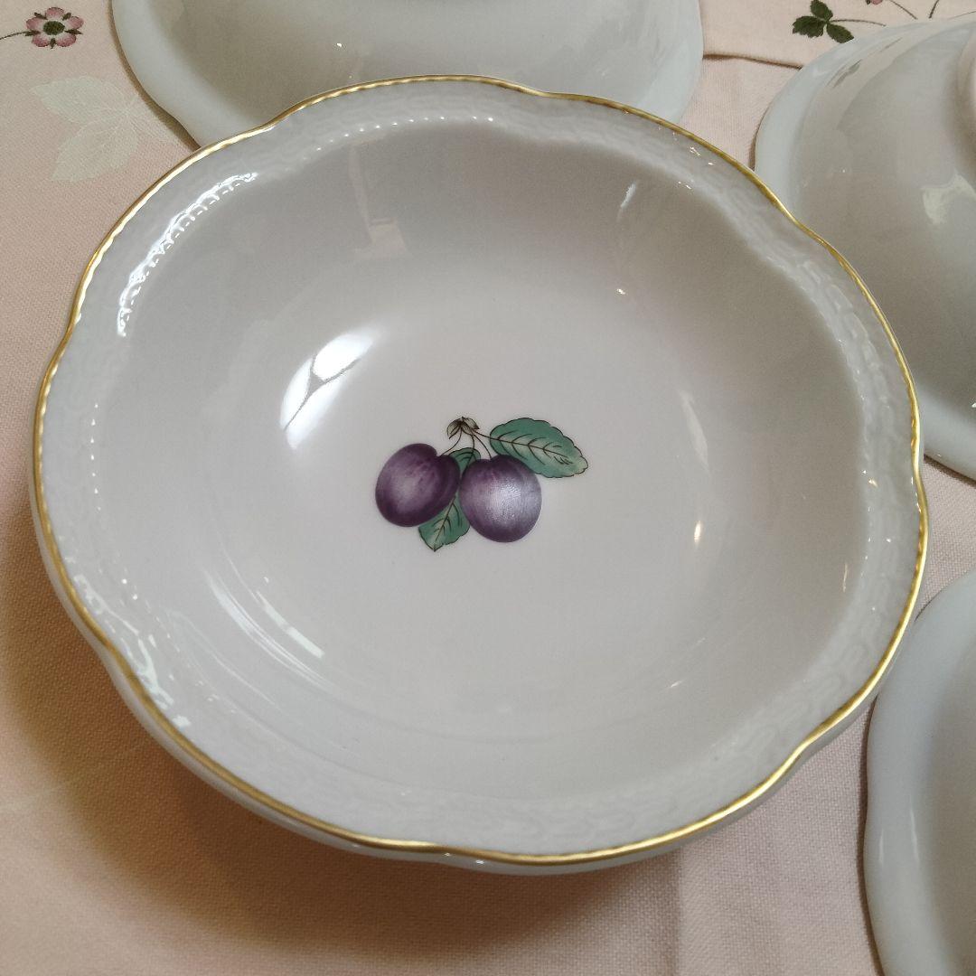 Richard Ginori ボンジョルノ プルーン プレート 4枚