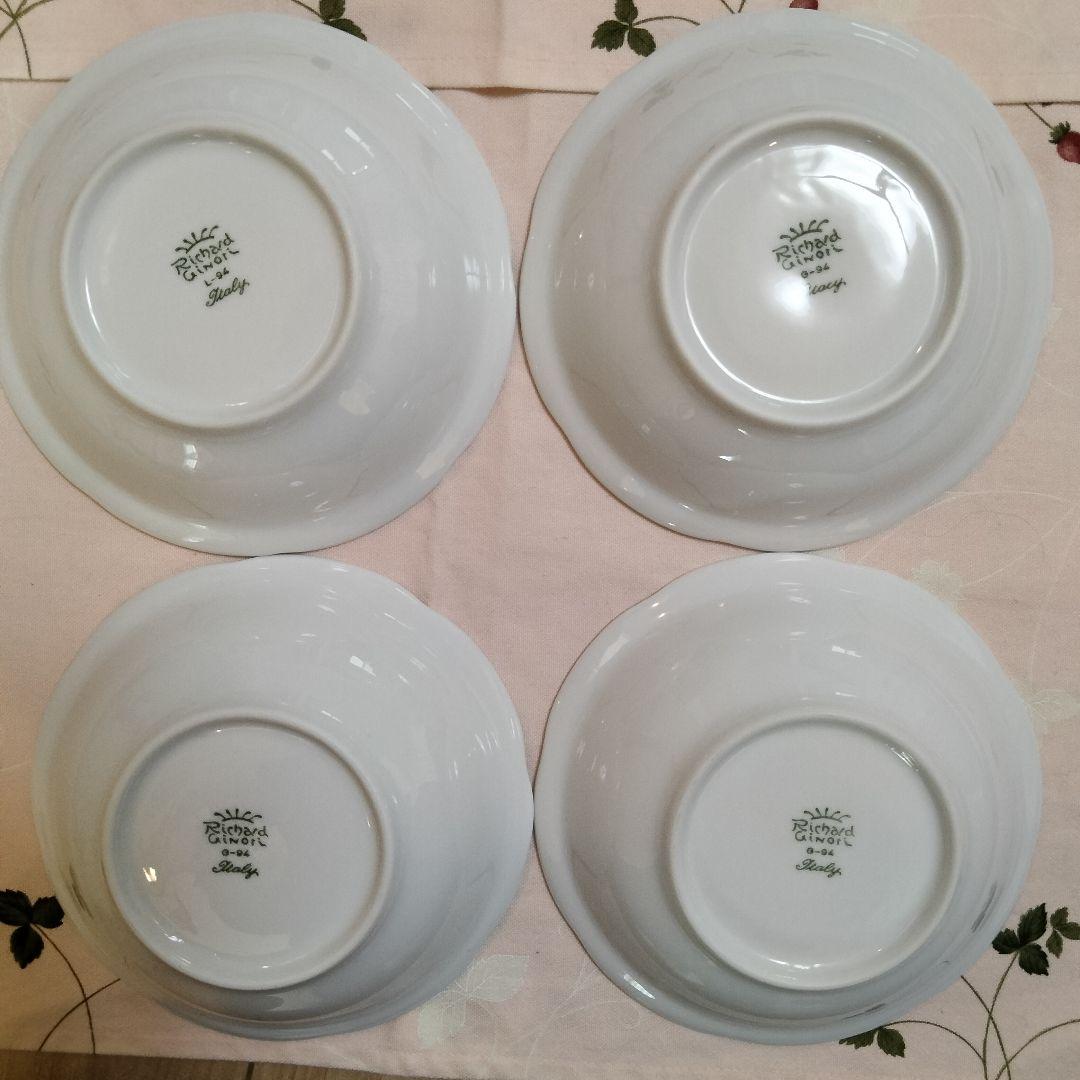 Richard Ginori ボンジョルノ プルーン プレート 4枚