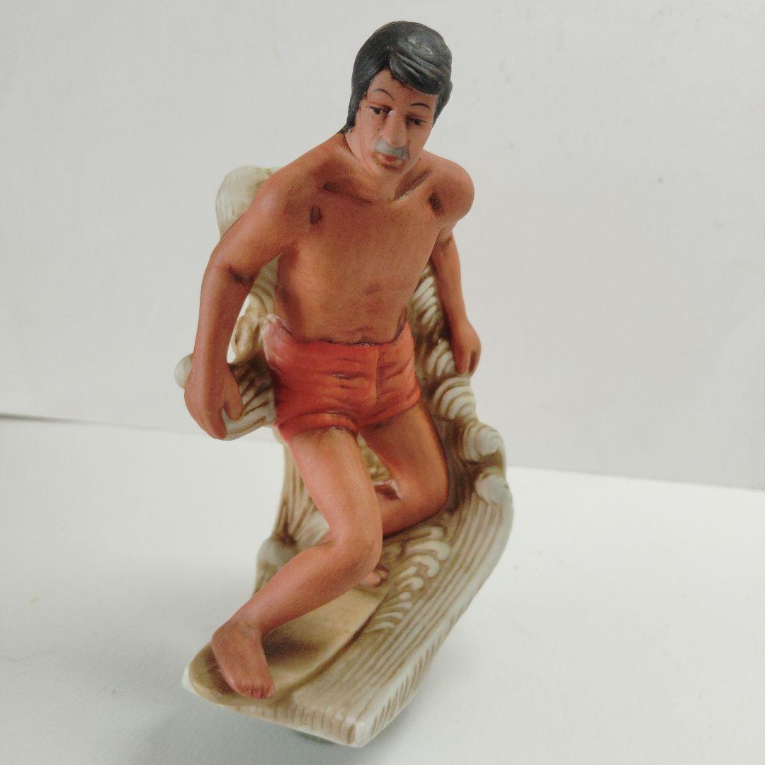 80's サーフィンフィギュア キュール　オコレハオ　陶器 デキャンタボトル