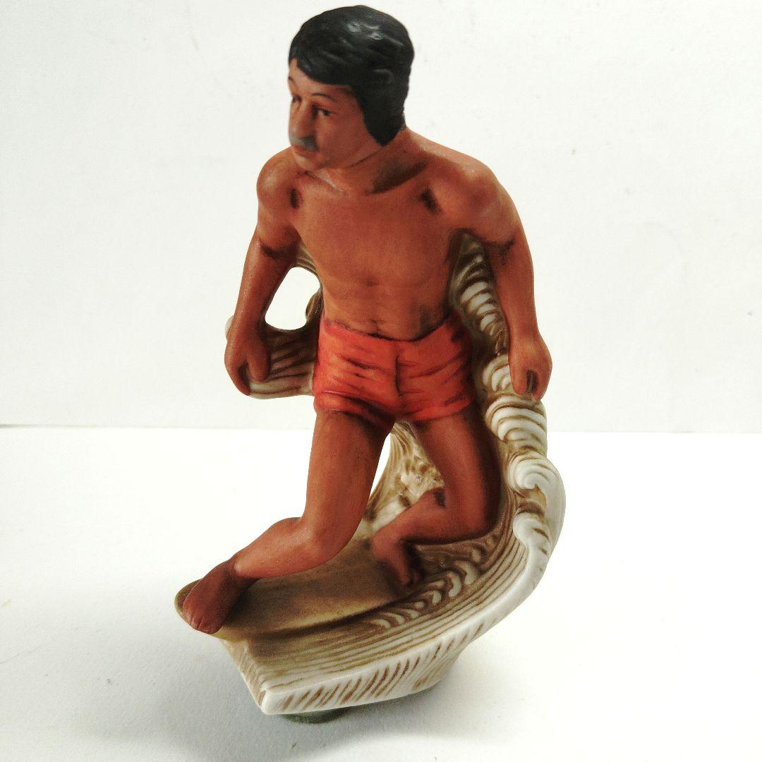 80's サーフィンフィギュア キュール　オコレハオ　陶器 デキャンタボトル