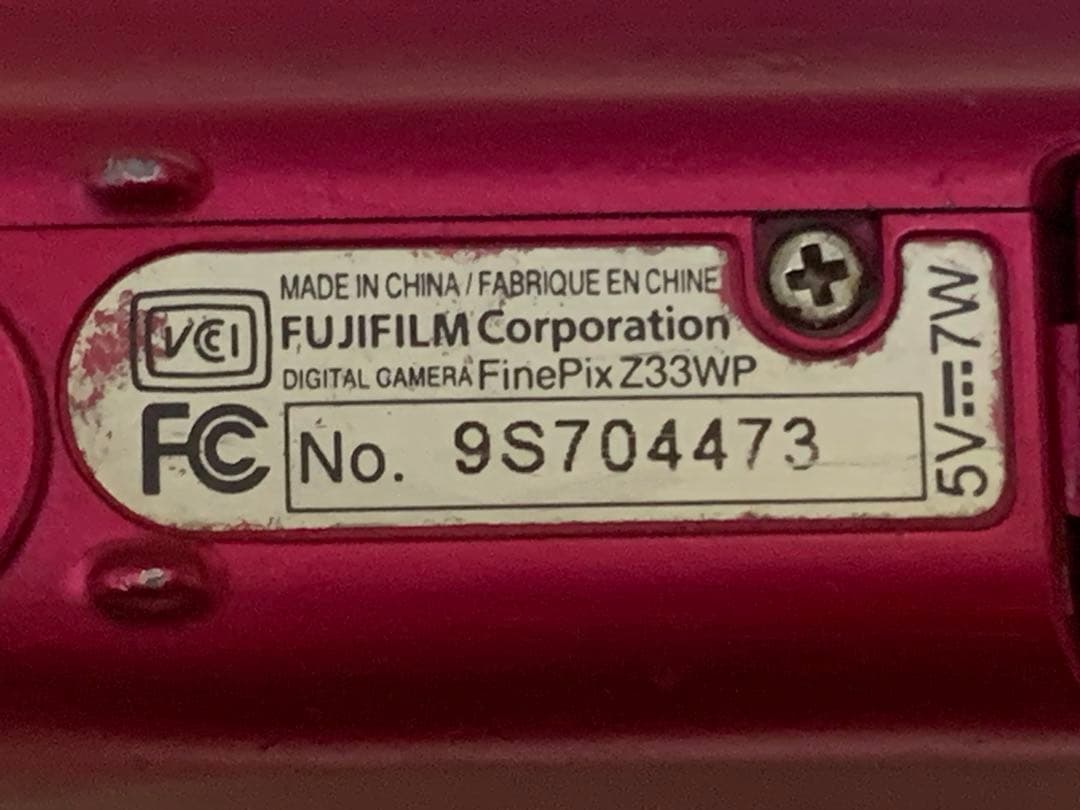 Fujifilm FinePix Z33WPピンク コンパクトデジタルカメラ