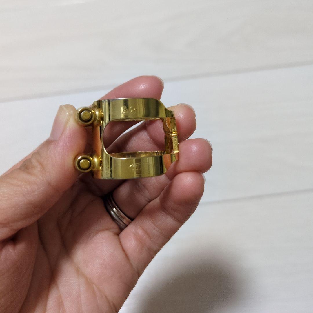 Harrison ハリソン アルトサックス用 リガチャー ゴールド 美品
