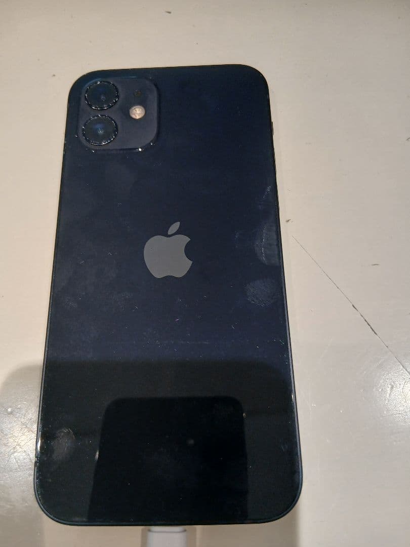 Apple iPhone 12 ブラック本体64GB SIMフリー利用制限○判定