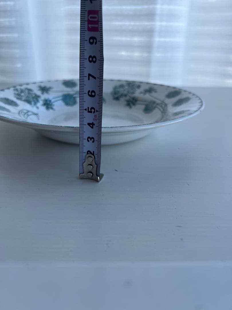 フランスアンティーク スーププレート　サルグミンヌ　ゼラニウム　B