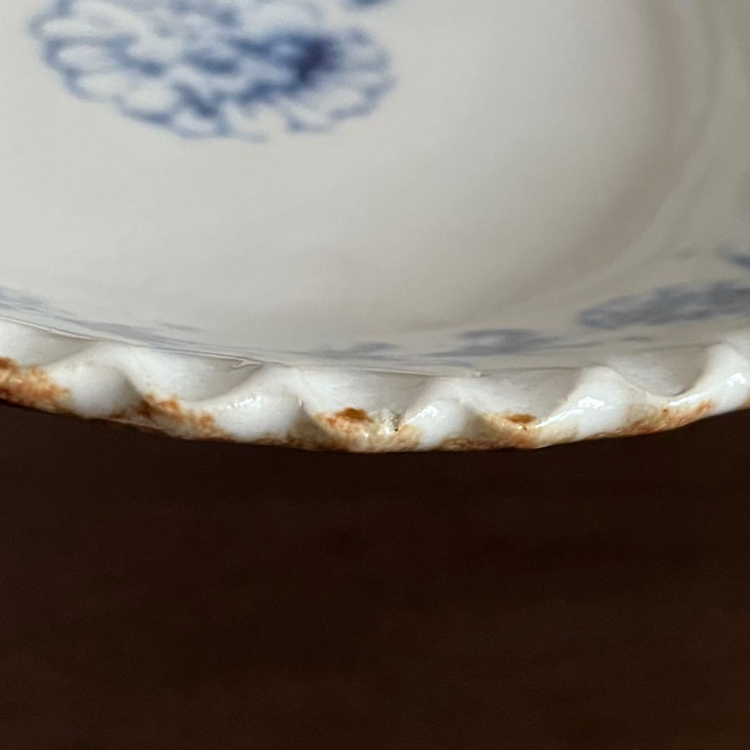 伊藤聡信 白印判楕円皿 オーバル皿 印判 大皿