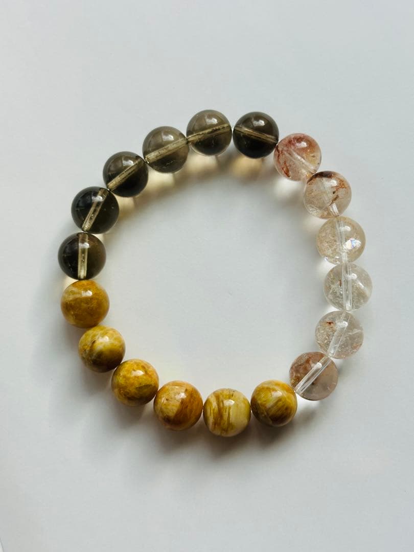 ユニドロブレスレット　ブラウン系