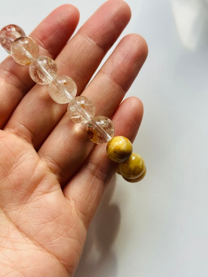 ユニドロブレスレット　ブラウン系