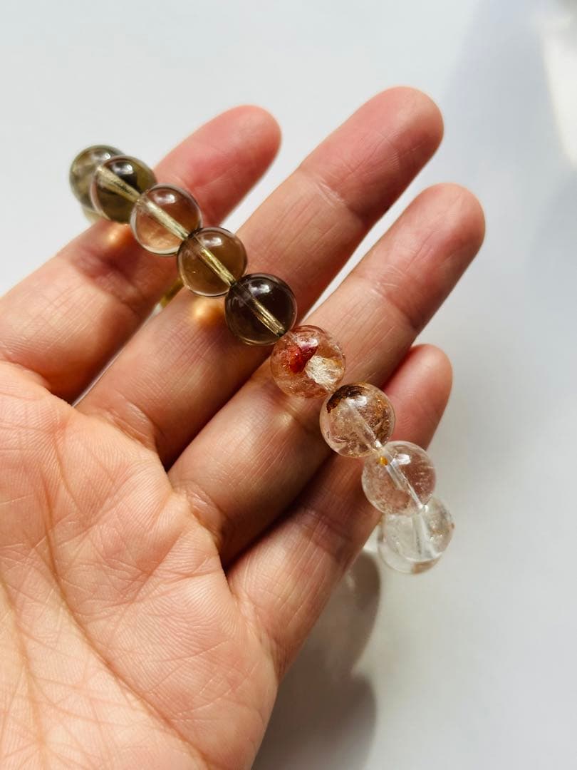 ユニドロブレスレット　ブラウン系