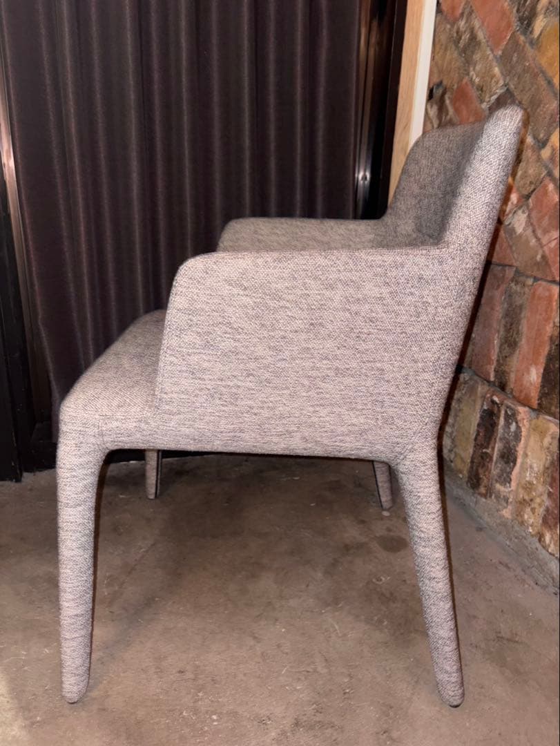 arflex アルフレックス アームチェア グレー ファブリック