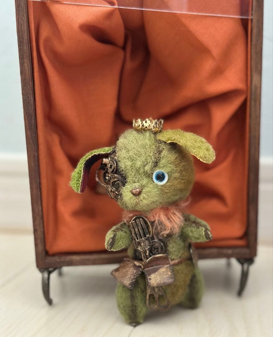 コボリサヤカ　冠うさぎ　抹茶