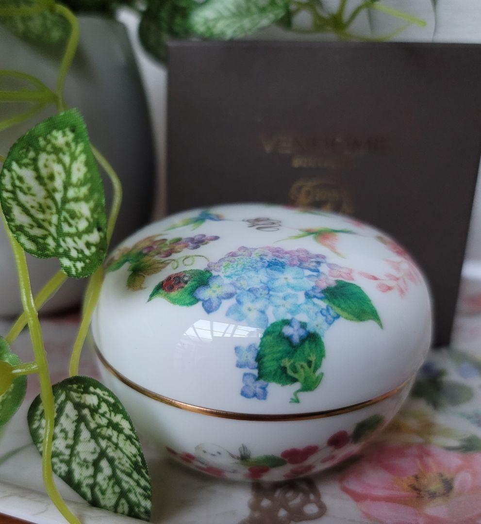 ノリタケ 　ヴァンドームブティック　限定　シマエナガ ボンボニエール