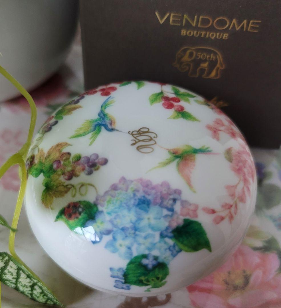 ノリタケ 　ヴァンドームブティック　限定　シマエナガ ボンボニエール