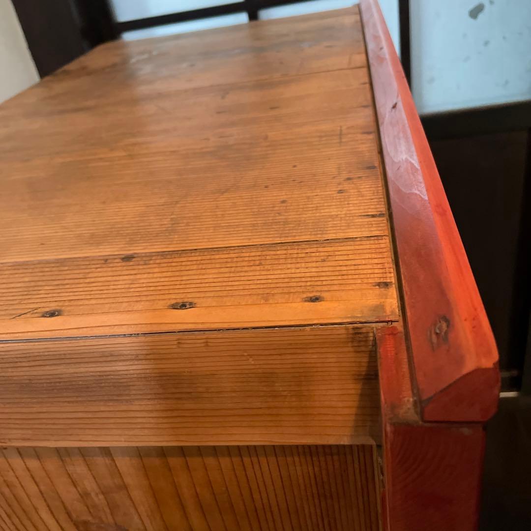 戸棚　骨董棚　骨董品　古道具　収納棚　アンティーク　本棚