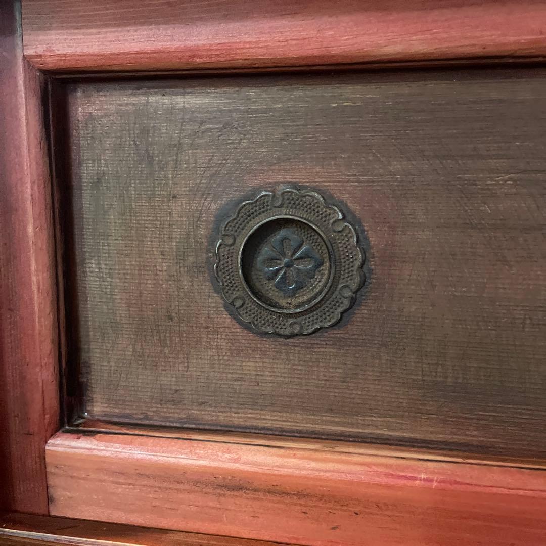 戸棚　骨董棚　骨董品　古道具　収納棚　アンティーク　本棚