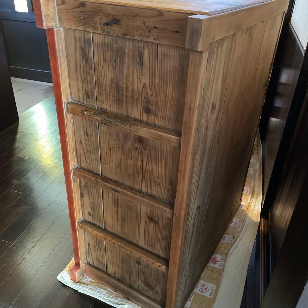 戸棚　骨董棚　骨董品　古道具　収納棚　アンティーク　本棚