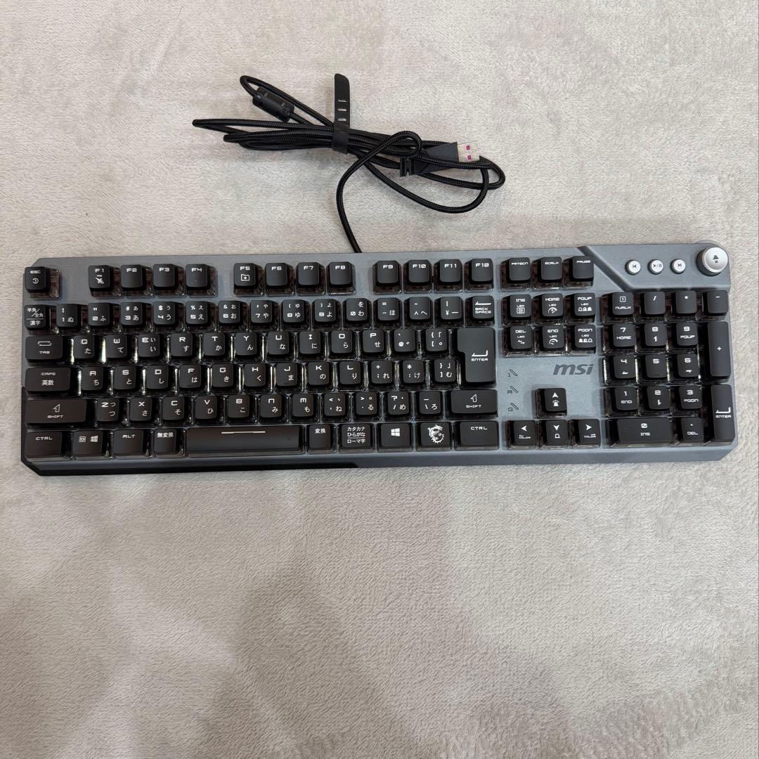 ゲーミングキーボード msiGK71