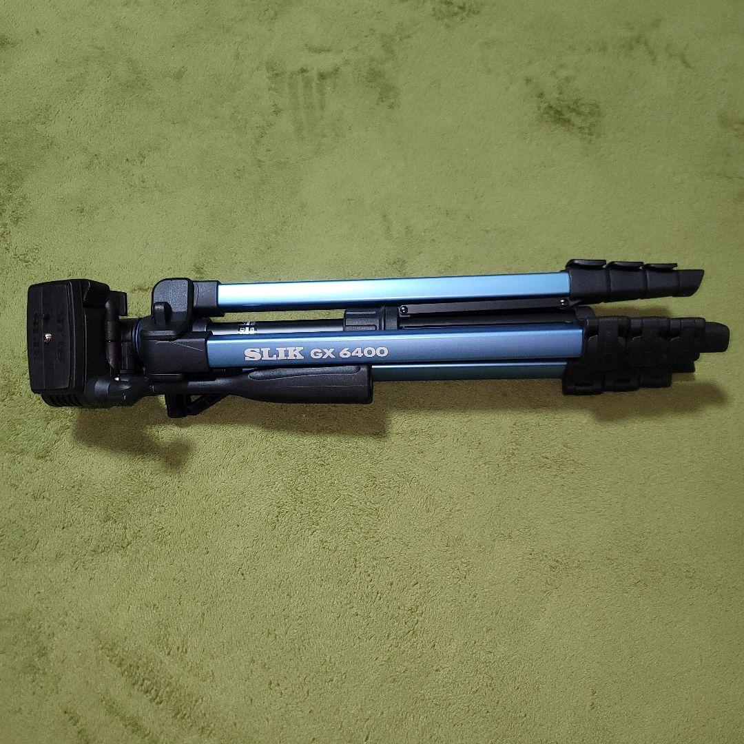 SLIK GX 6400 三脚 コンパクト 4段 3ウェイ雲台 クイックシュー式