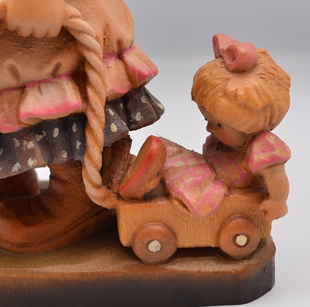 遊びの時間　アンリ　ANRI　サラケイ　木彫り人形　イタリア　17ｃｍ　限定品