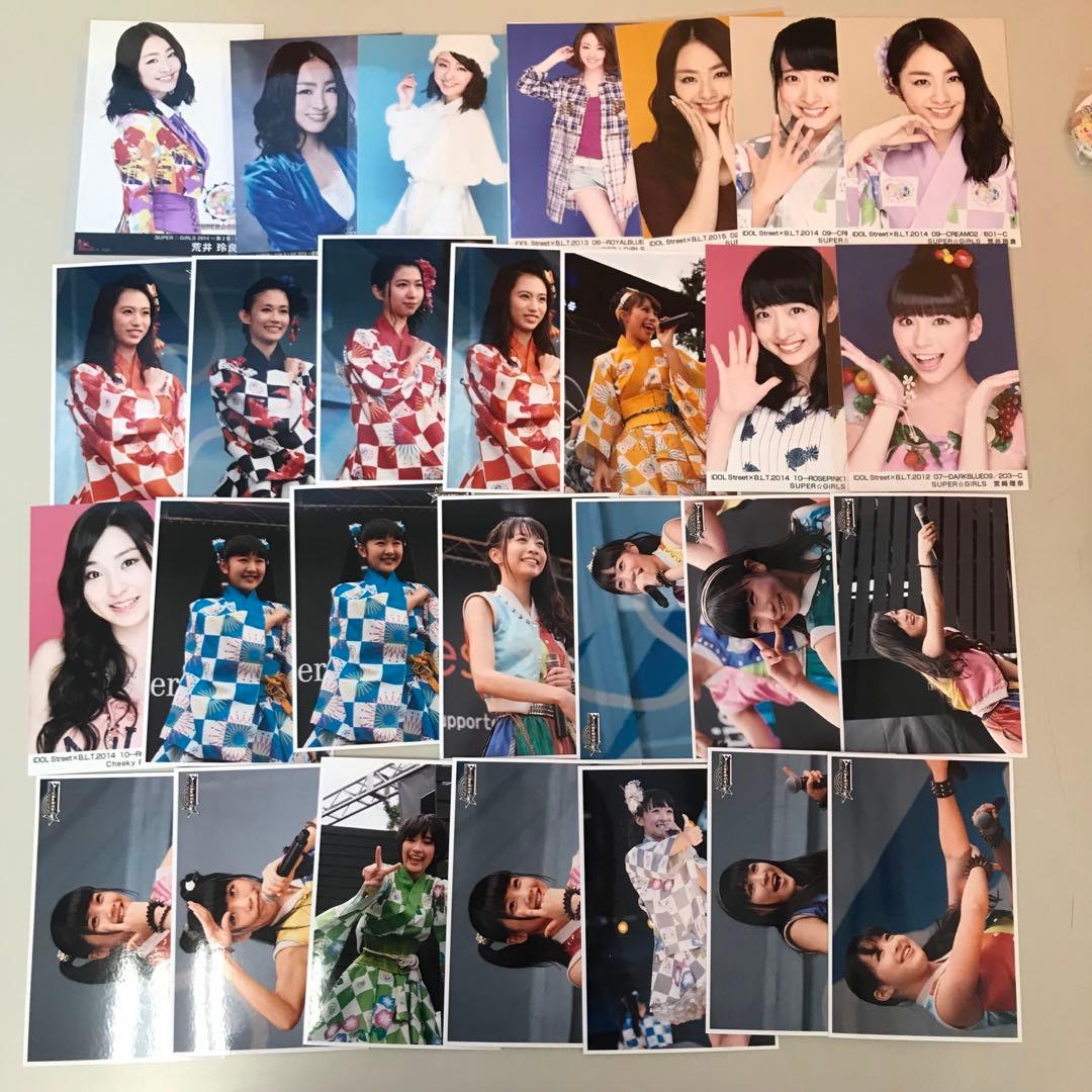 SUPER☆GIRLS　生写真　大量　まとめ売り　サイン入り