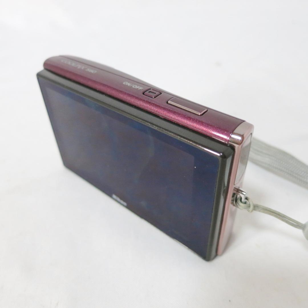 【完動品 美品】Nikon COOLPIX S60 コンデジ ワインレッド