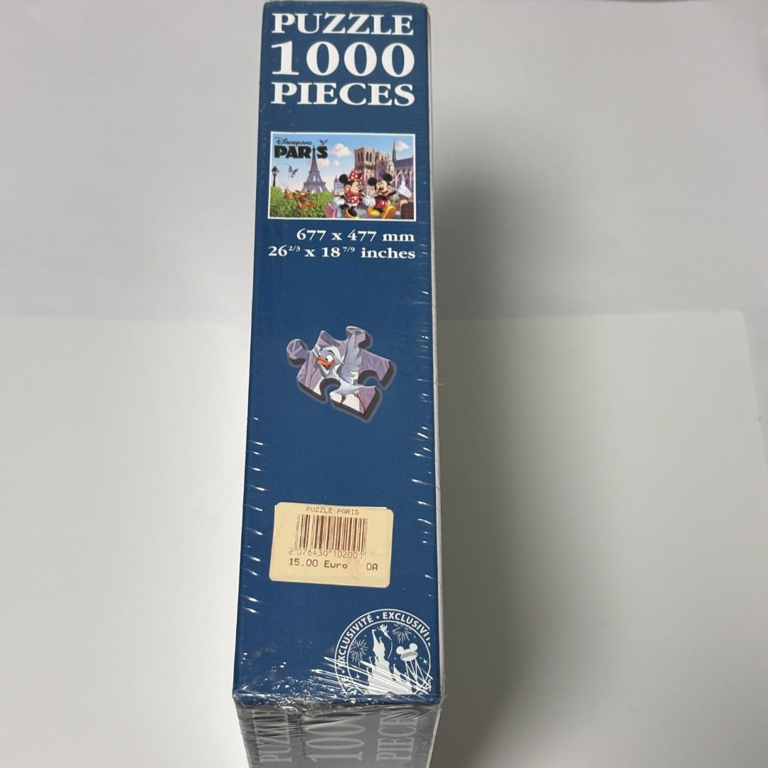 【希少品・未開封】ディズニーランド・パリ・ジグソーパズル 1000ピース