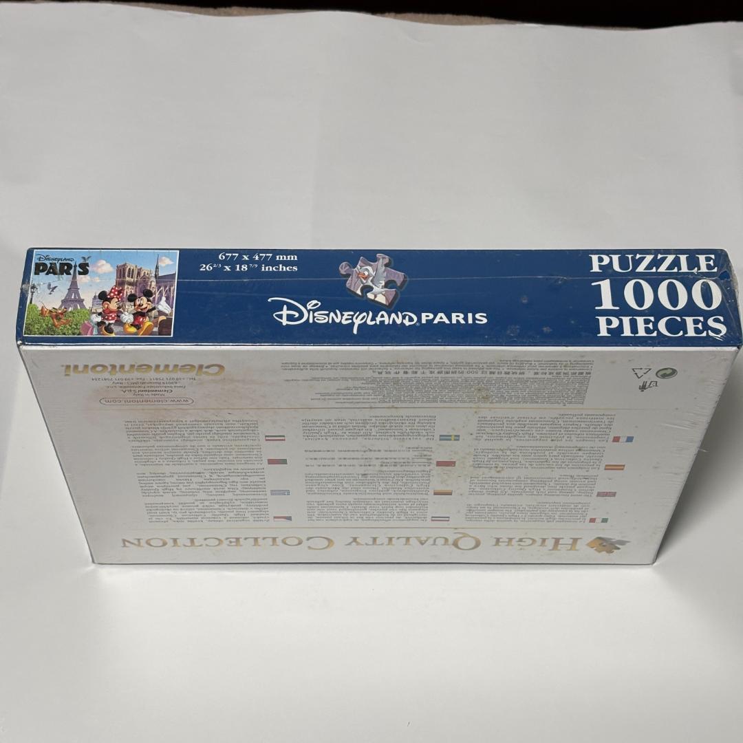 【希少品・未開封】ディズニーランド・パリ・ジグソーパズル 1000ピース
