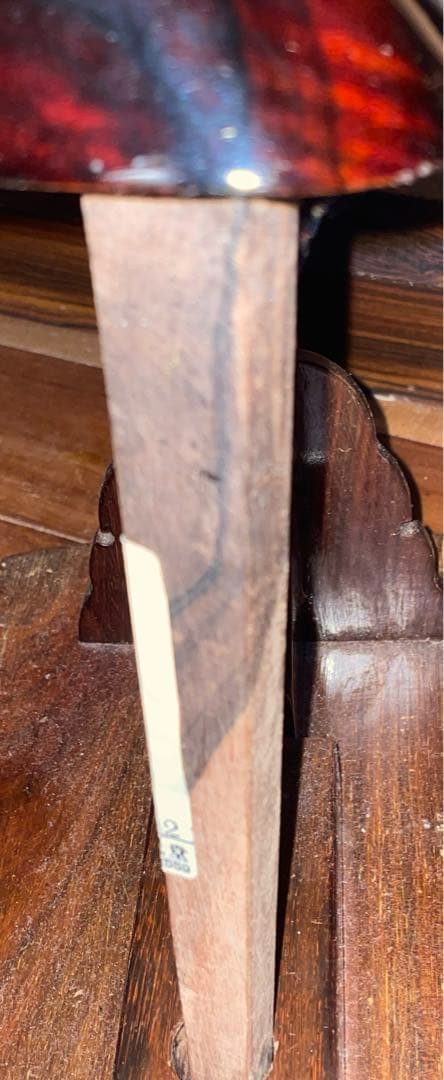 新栄堂　沖縄三線　棹のみ　黒木？　ユシ？　マカビ