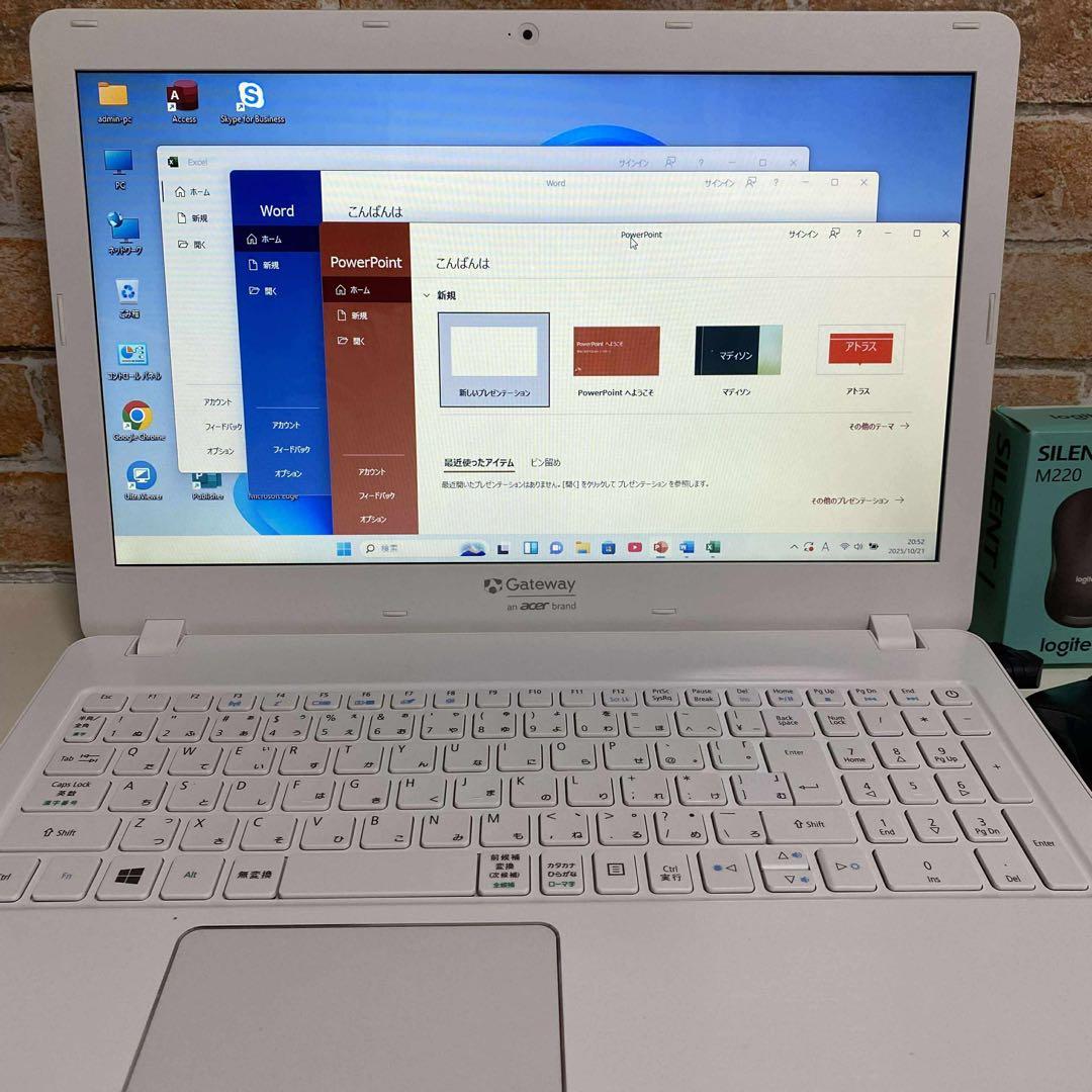 Gateway ノートPC SSD Windows 11 オフィス2024年付き
