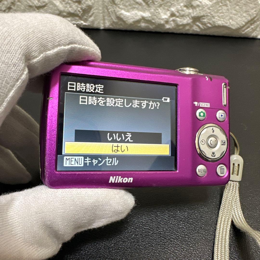 ニコンNikon COOLPIX S220 ピンク　動作確認済　中古品