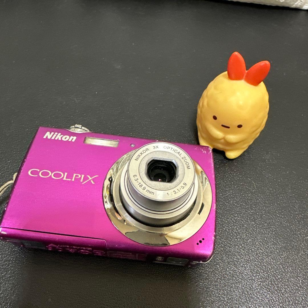 ニコンNikon COOLPIX S220 ピンク　動作確認済　中古品