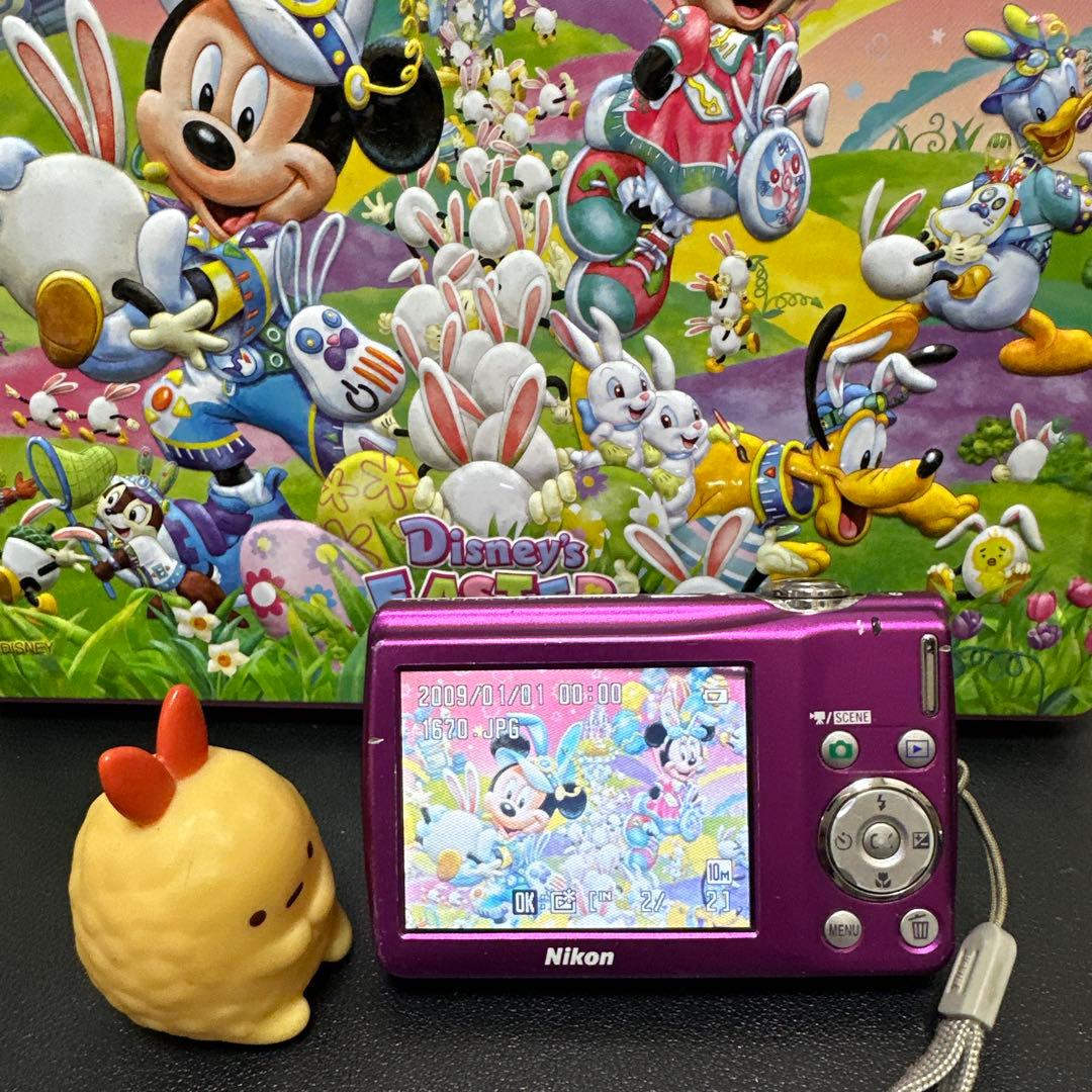 ニコンNikon COOLPIX S220 ピンク　動作確認済　中古品