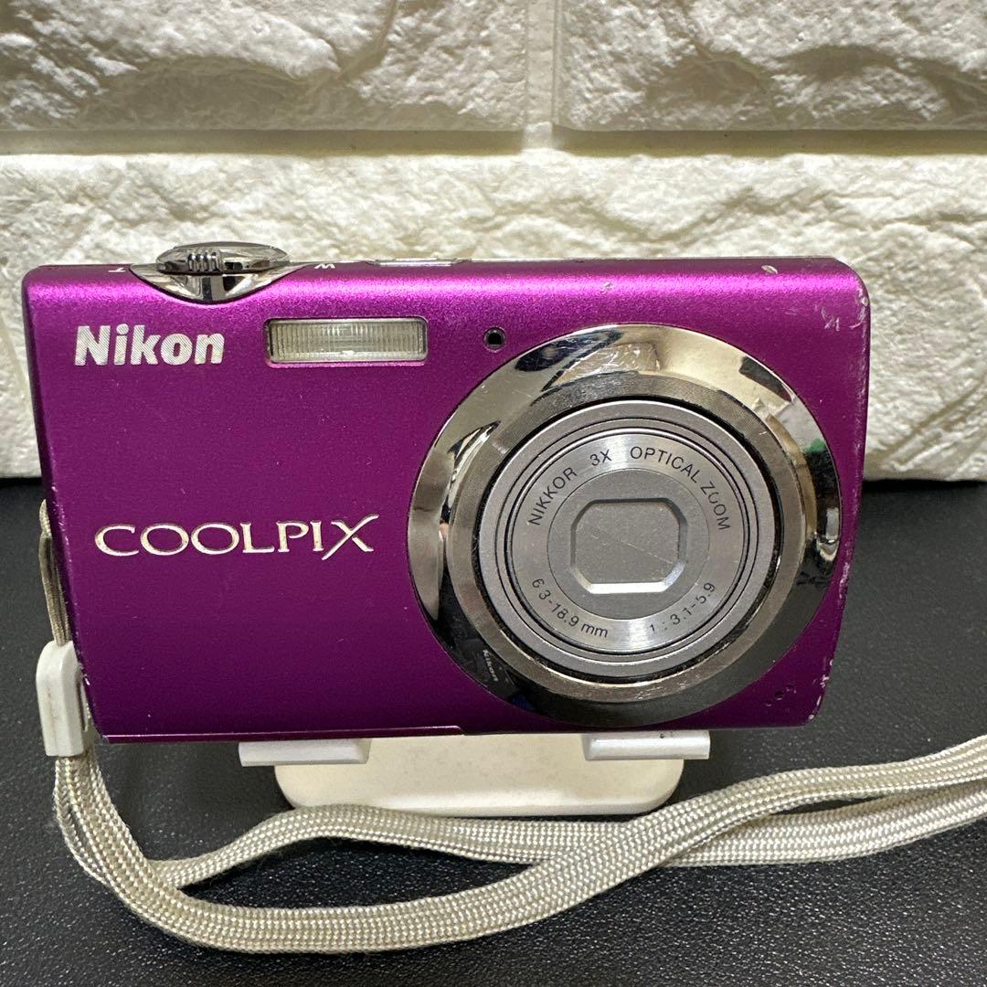 ニコンNikon COOLPIX S220 ピンク　動作確認済　中古品