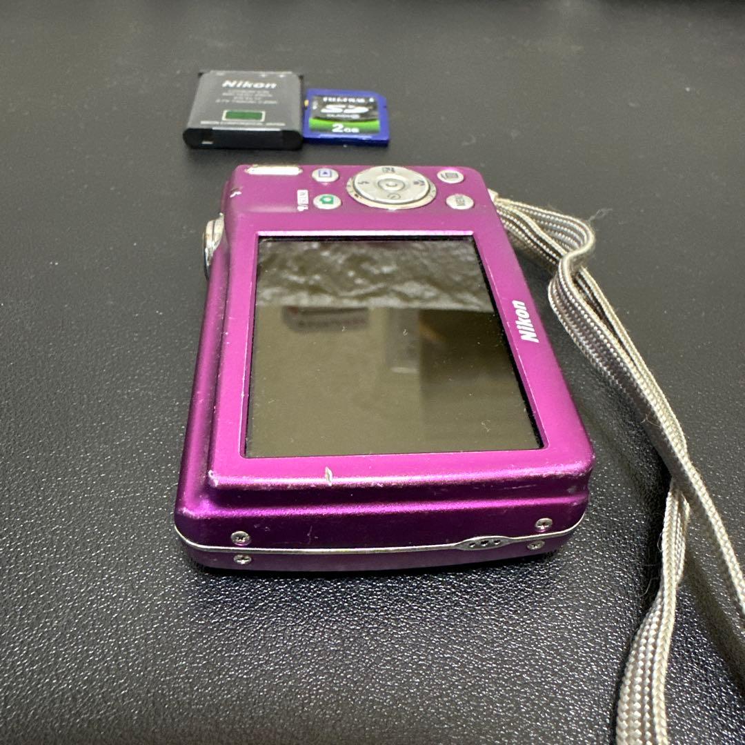 ニコンNikon COOLPIX S220 ピンク　動作確認済　中古品