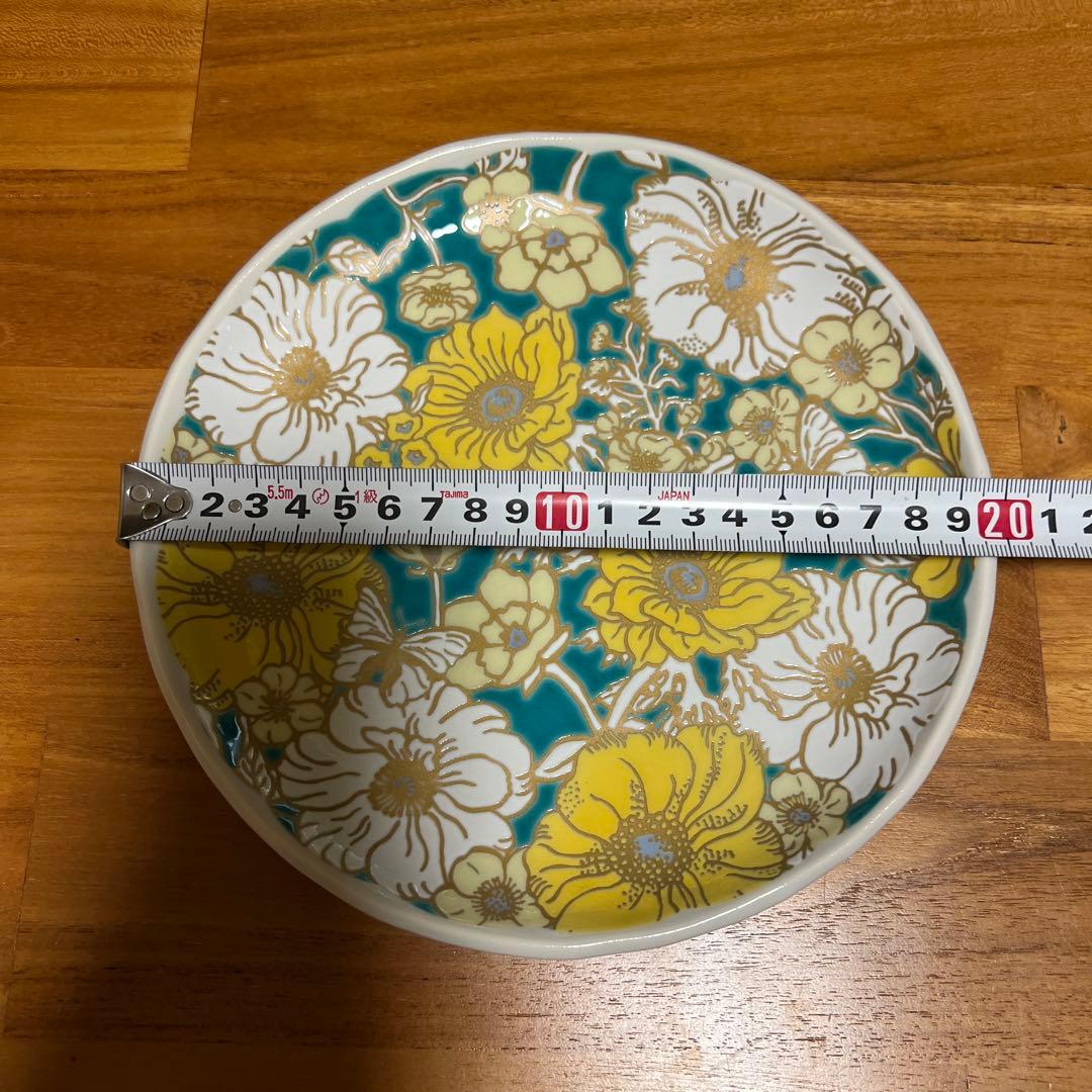 アフターヌーンティーリビング ナタリーレテ 九谷焼　大皿　花