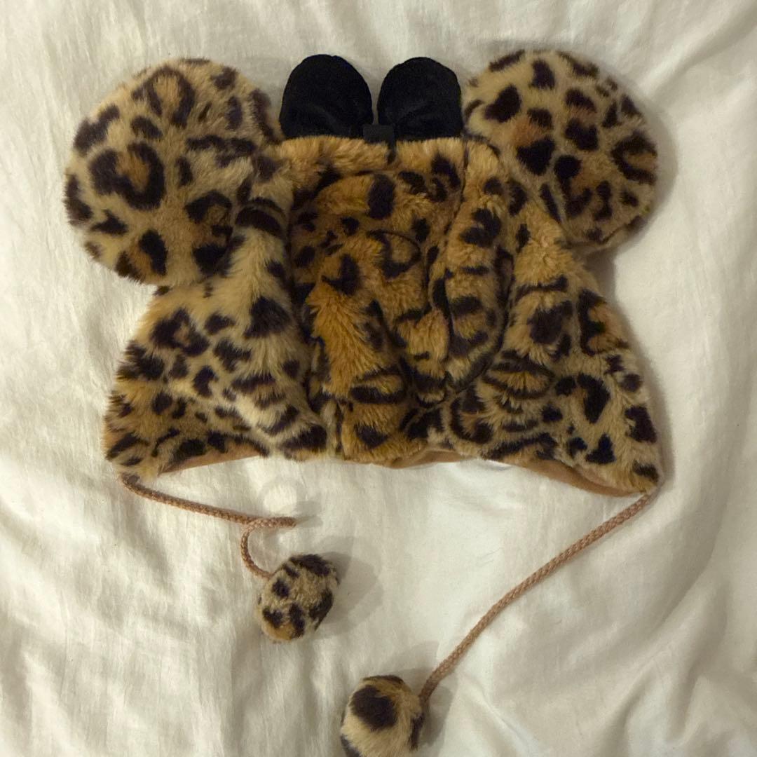 ディズニー ミニー ファンキャップ ヒョウ柄
