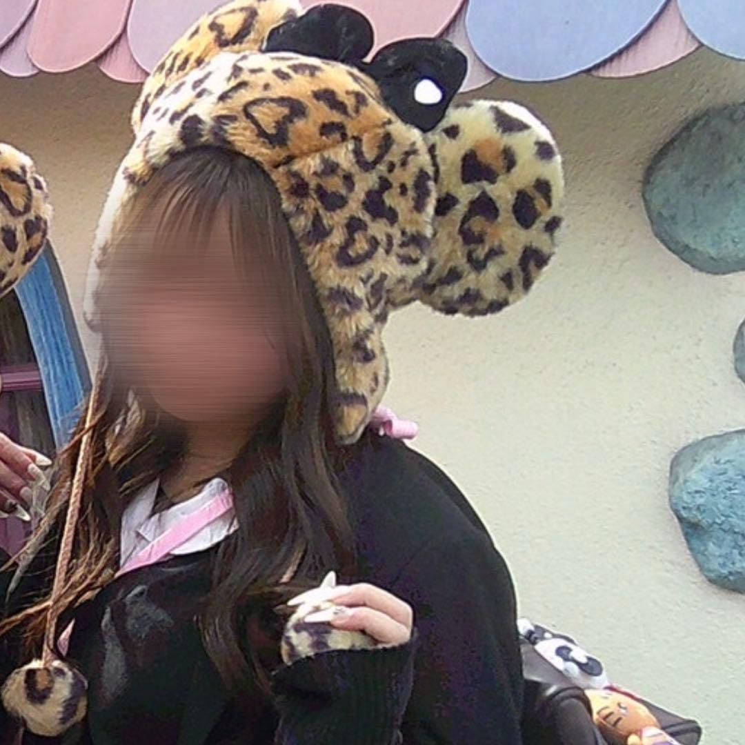 ディズニー ミニー ファンキャップ ヒョウ柄