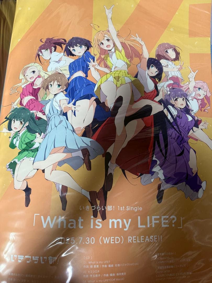 いきづらい部 What is my LIFE? B2告知ポスター