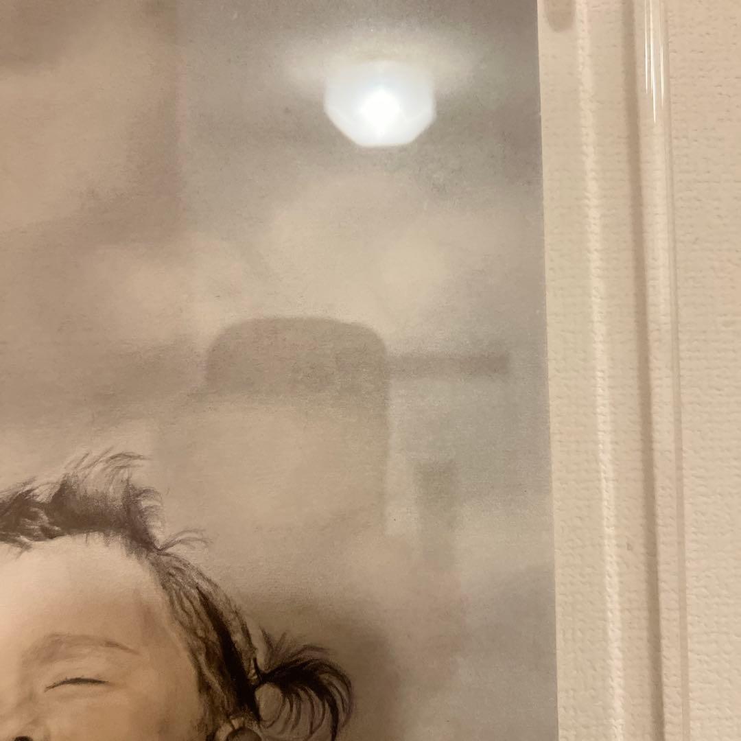 きなり作　鉛筆画　アート　手書き 女の子　人物画　絵　値下げ　美品