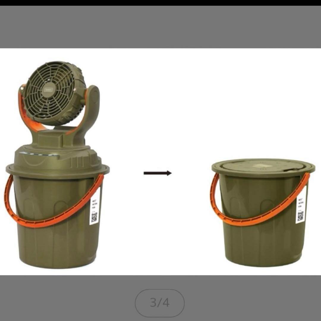 新品未開封　仙台銘板　MISTWORKFAN ミストワークファン 首振り機能付き