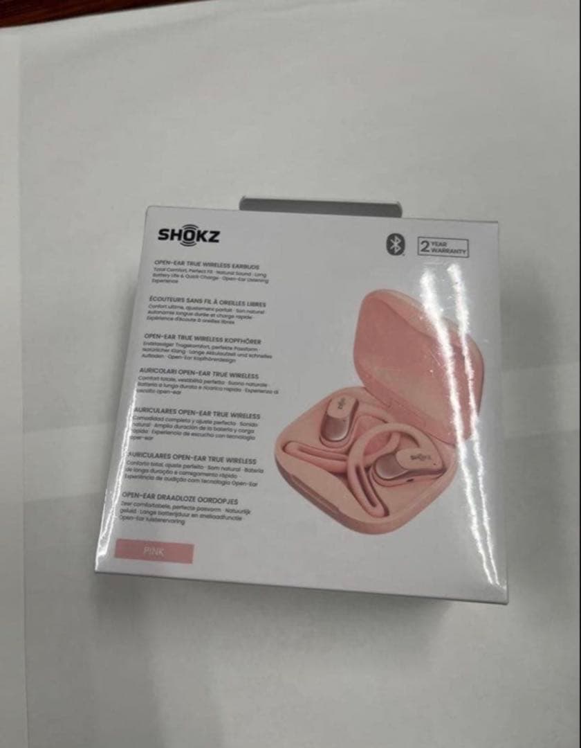 SHOKZ OPENFIT AIR ワイヤレスイヤホン ピンク
