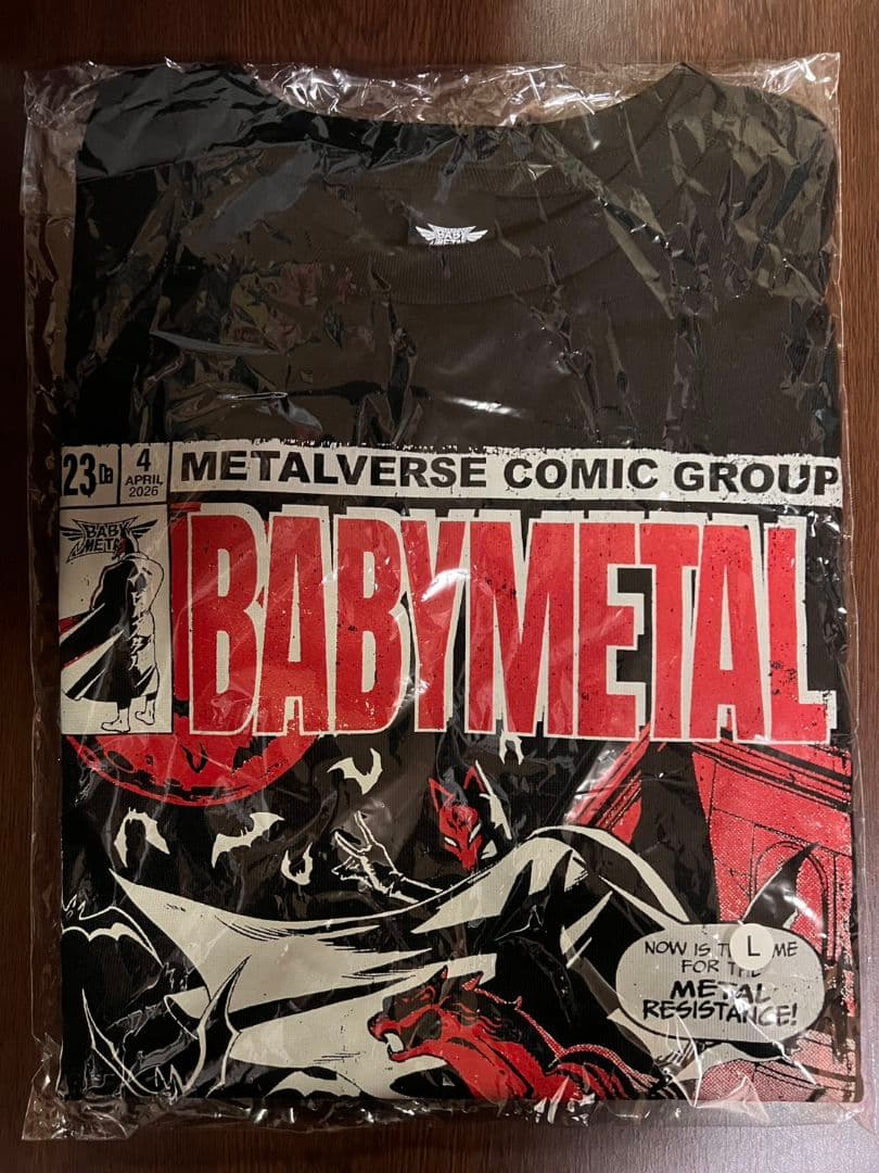 BABYL ベビメタ Tシャツ FOX MAN 速乾 TEE Lサイズ