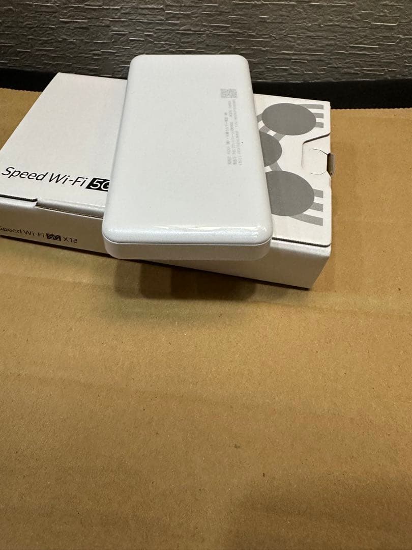 NEC Speed Wi-Fi 5G X12 モバイルルーター（ホワイト）