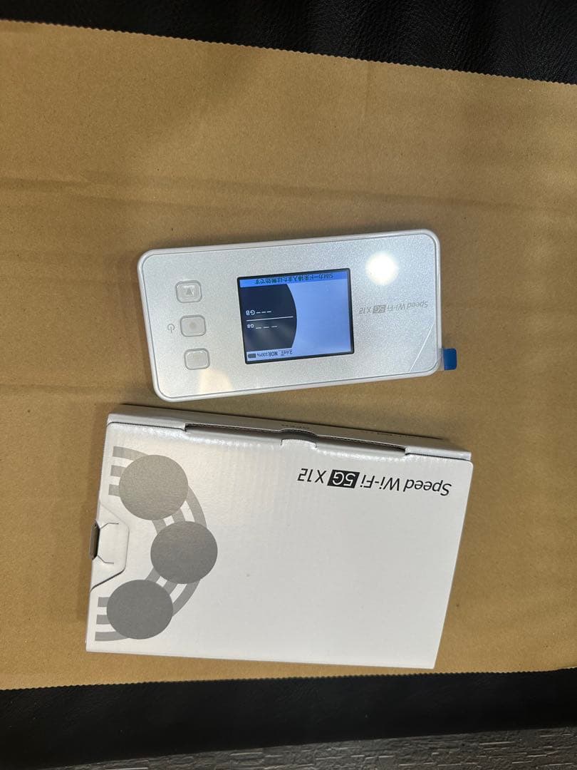 NEC Speed Wi-Fi 5G X12 モバイルルーター（ホワイト）