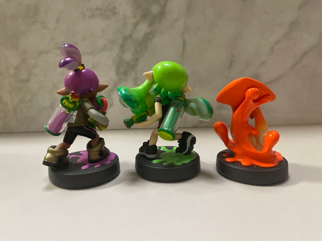 スプラトゥーン amiibo(アミーボ) 限定色3点