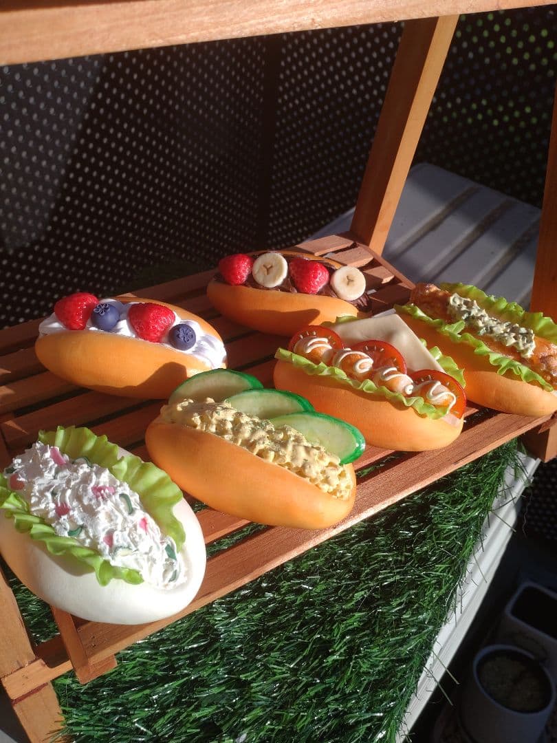 コッペパンサンド フェイクフード フェイクスイーツ 食品サンプル