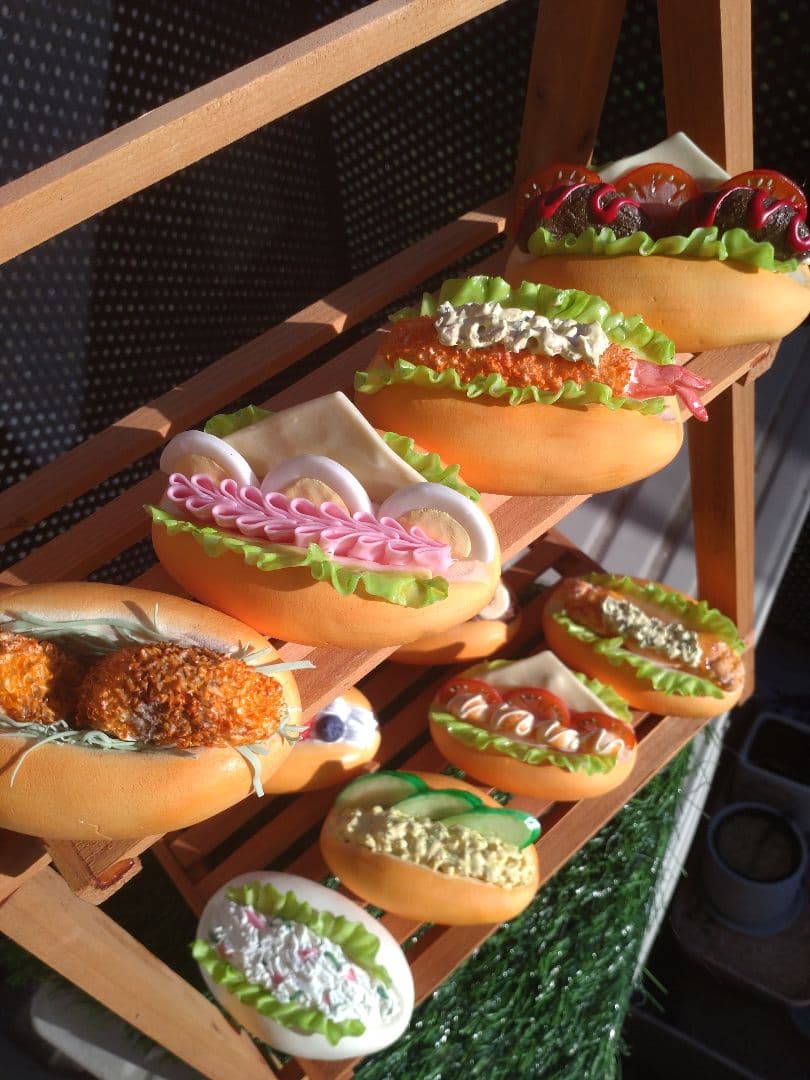 コッペパンサンド フェイクフード フェイクスイーツ 食品サンプル