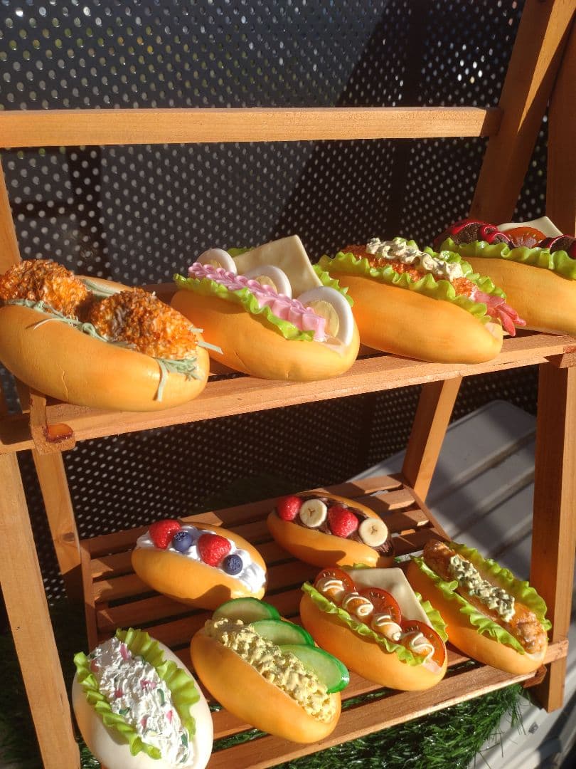 コッペパンサンド フェイクフード フェイクスイーツ 食品サンプル